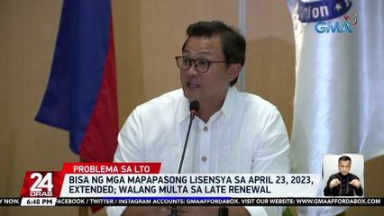 Bisa ng mga mapapasong lisensya sa April 23, 2023, extended; Walang multa sa late renewal | 24 Oras