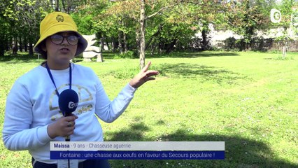 Reportage - Fontaine : une chasse aux oeufs en faveur du Secours populaire !