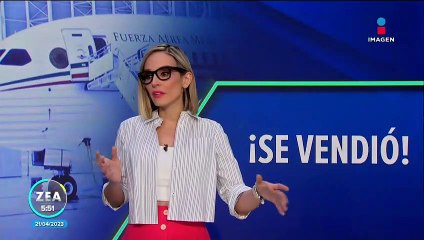 Avión presidencial es vendido al gobierno de Tayikistán por mil 658 mdp
