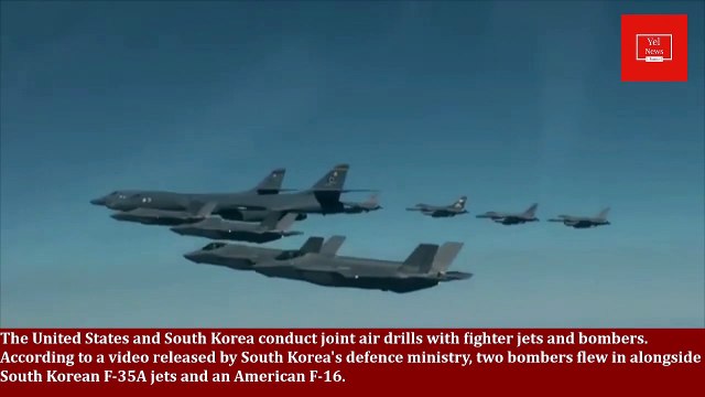 United states and South Korea conducts joint air drills