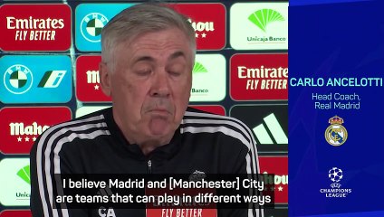 Nothing has changed at City, just their striker - Ancelotti
