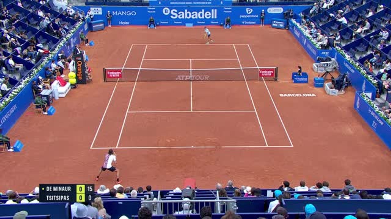 Barcelone - Tsitsipas en demies