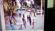 CCTV footage of Sialkot Civil Hospital: Sialkot Civil Hospital became a battleground for public firing during the dispute