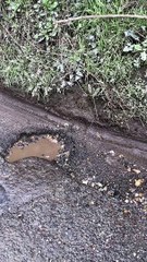 Clay Lane potholes
