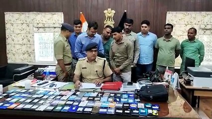 32 लाख कीमत के 105 मोबाइल ट्रेस कर पीडि़तों को वापस लौटाए