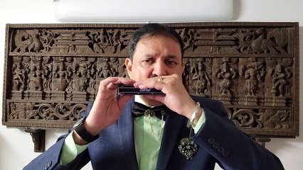 Zara Samne To Aao Chhaliye- Film Janam Janam Ke Phere 1957 on Harmonica Live Performance by Mukund Kamdar