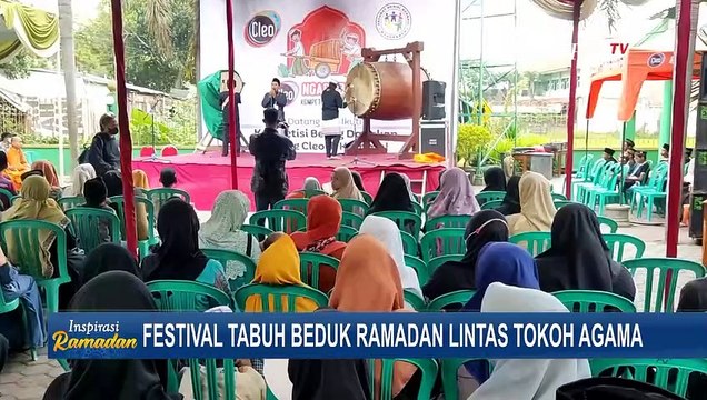 Meriah! Festival Tabuh Bedug Tanda Toleransi Umat Beragama di Mojokerto