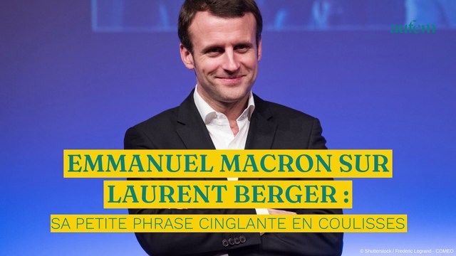 Emmanuel Macron critique sur sur Laurent Berger : sa petite phrase cinglante en coulisses