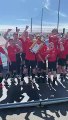 Qualitas Sport under-14s celebrate after winning the French Mediterranean Cup