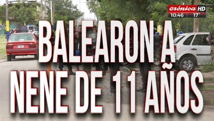Rosario sangrienta: balearon a nene de 11 años frente un comercio