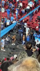 La respuesta de un hincha de Blooming en cancha de Newell’s cuando le gritaron “baja el precio de la papa”