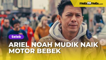 Ariel NOAH Bagikan Momen Mudik Naik Motor Bebek, Warganet: Hati-hati Ayangku