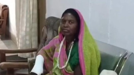 नरसिंहपुर: दो लोगों के झगड़े में महिला को बोलना पड़ा भारी,टूटा हाथ