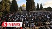 Around 120,000 Muslims perform special prayers at Al-Aqsa Mosque