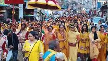 विप्र बंधुओं ने निकाली भगवान परशुराम की शोभायात्रा