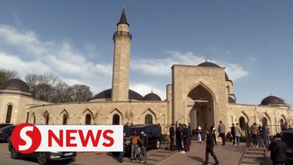 Eid al-Fitr celebration in Kyiv, amid Russia's invasion of Ukraine