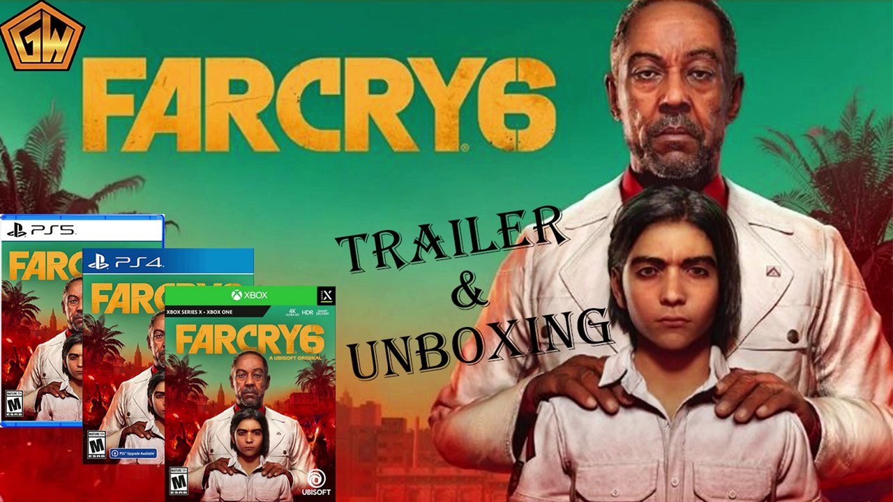 FarCry 6 Trailer And PS4 PS5 XboxSeries X Unboxing (Gamesworth)