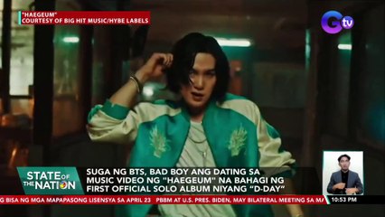 SUGA ng BTS, bad boy ang dating sa music video ng "Haegeum" na bahagi ng first official solo album niyang “D-Day” | SONA