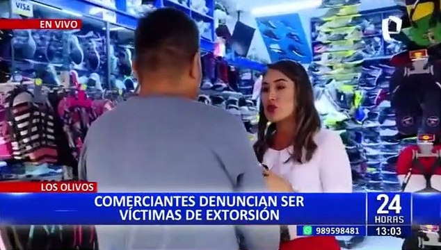 Los Olivos: Comerciante recibe arreglos fúnebres en su puesto de trabajo como extorsión