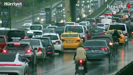 İstanbul trafiğinde bayram yoğunluğu