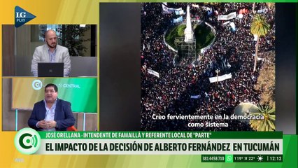 "Alberto ha priorizado un interés colectivo", dijo José Orellana
