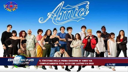 Il vincitore della prima edizione di 'Amici' ha  completamente vita: ecco che lavoro fa oggi