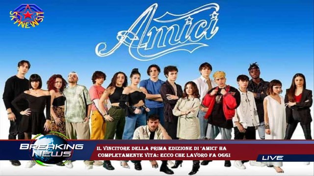 Il vincitore della prima edizione di 'Amici' ha completamente vita: ecco che lavoro fa oggi