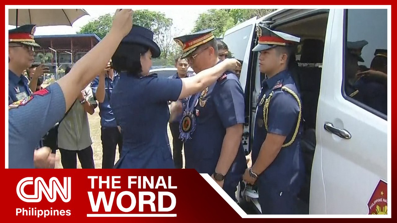 PNP chief returns to bailiwick days before retirement