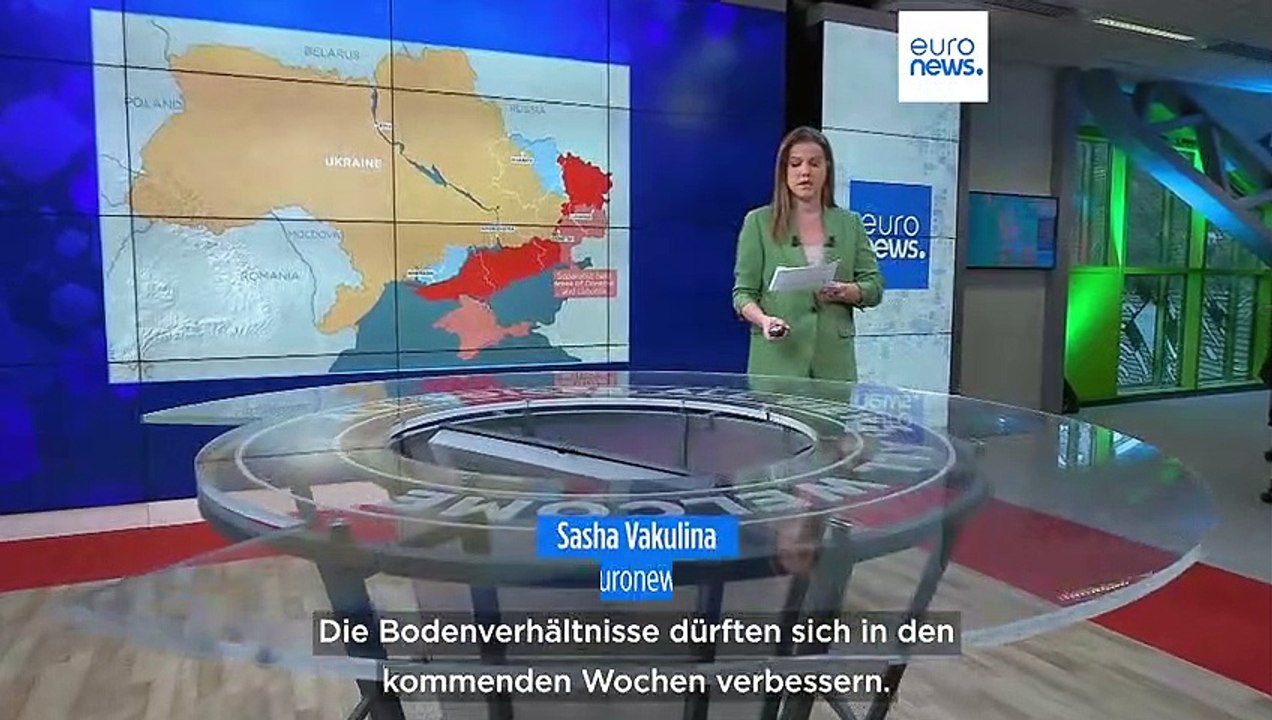 Schlamm bremst Fortschreiten beider Konfliktparteien in der Ukraine