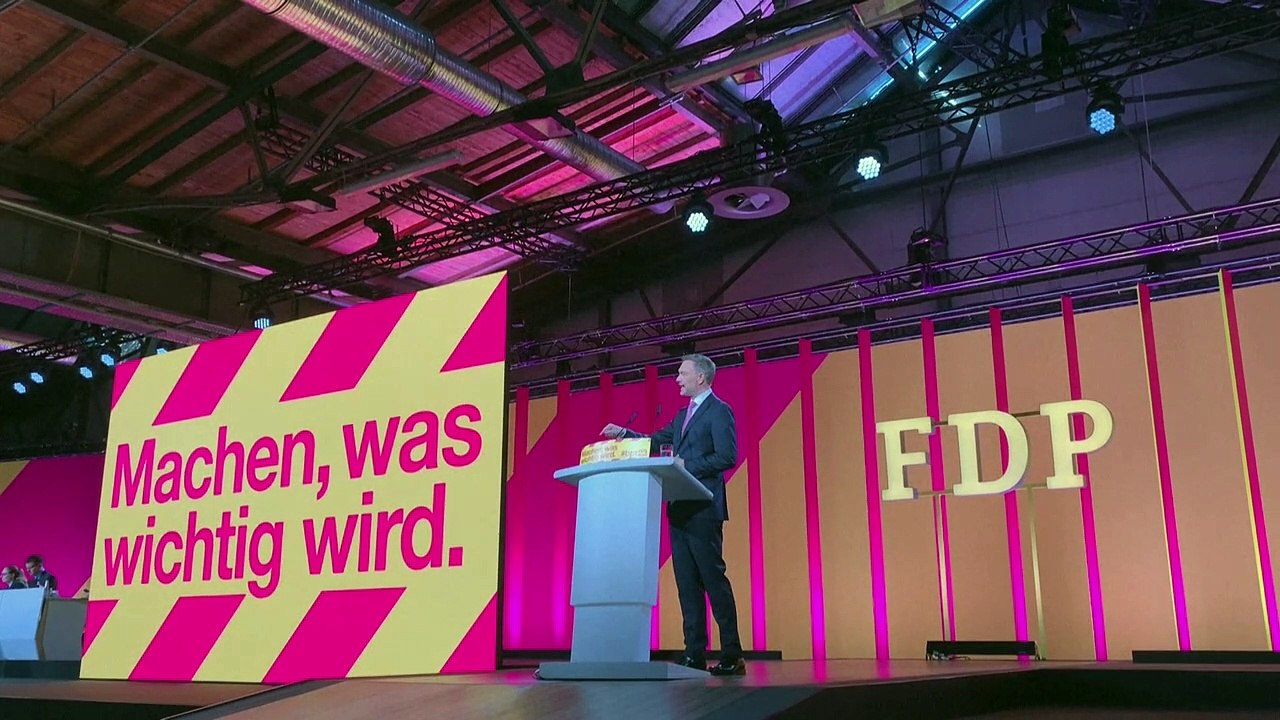 Lindner bleibt FDP-Chef - 88 Prozent beim Bundesparteitag