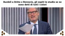 Burdell a Dritto e Rovescio, gli ospiti in studio se ne sono detti di tutti i colori