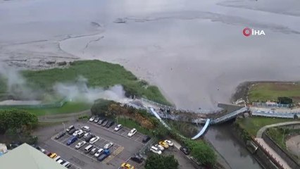 Tayvan'da köprü çöktü: 3 yaralı