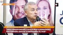 Gerardo Morales | “Sería una irresponsabilidad que Alberto Fernández quiera seguir cuando deja un legado de más pobreza, más inflación y más endeudamiento”