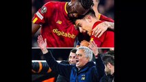 Roma Fans Singing Jose Mourinho's name in Stadio Olimpico as Mourinho Joins Celebration with Fans