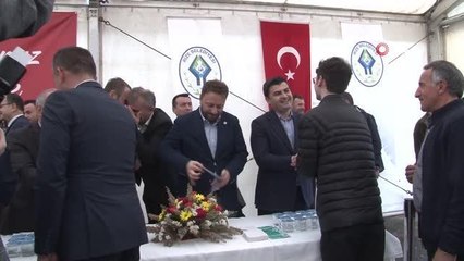 Bayramlaşma töreninde vatandaşlar bir araya geldi