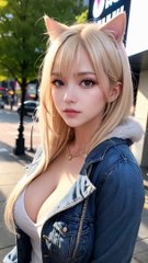 Cat Girl By AI-Art #animation