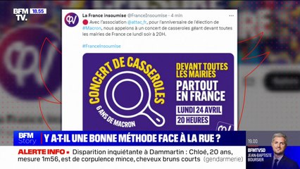 LFI appelle à un concert de casseroles devant toutes les mairies de France pour l'anniversaire de l'élection d'Emmanuel Macron