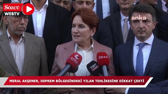 Akşener, “Bu kimsenin bilmediği bir konu” diyerek korkunç olayı açıkladı