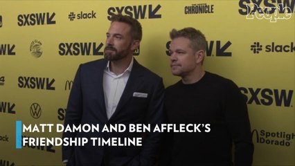 Matt Damon and Ben Affleck's Friendship Timeline