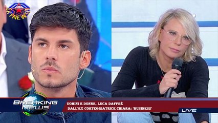 Uomini e Donne, Luca Daffré  dall'ex corteggiatrice Chiara: 'Business'