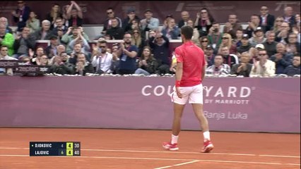 Banja Luka - Djokovic n'y arrive toujours pas