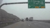 Moment state trooper deliberately crashes head-on into wrong-way driver