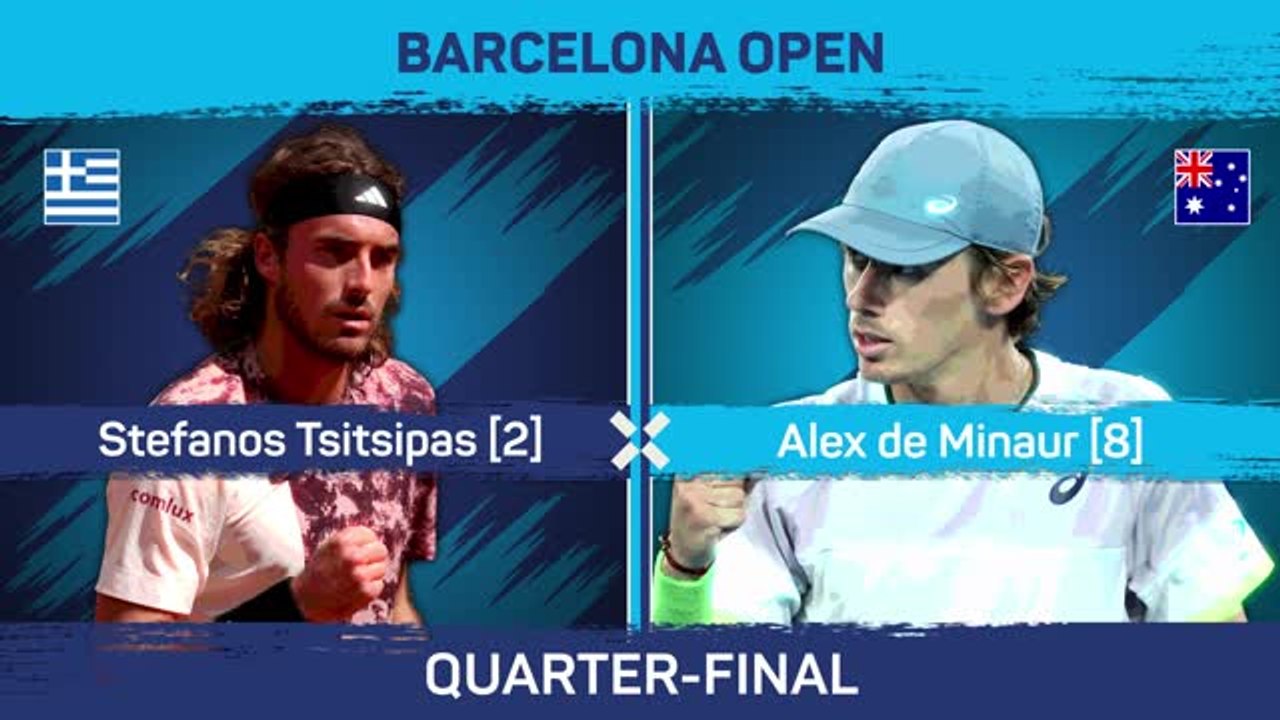 Tsitsipas reaches Barcelona semi-final in pursu...