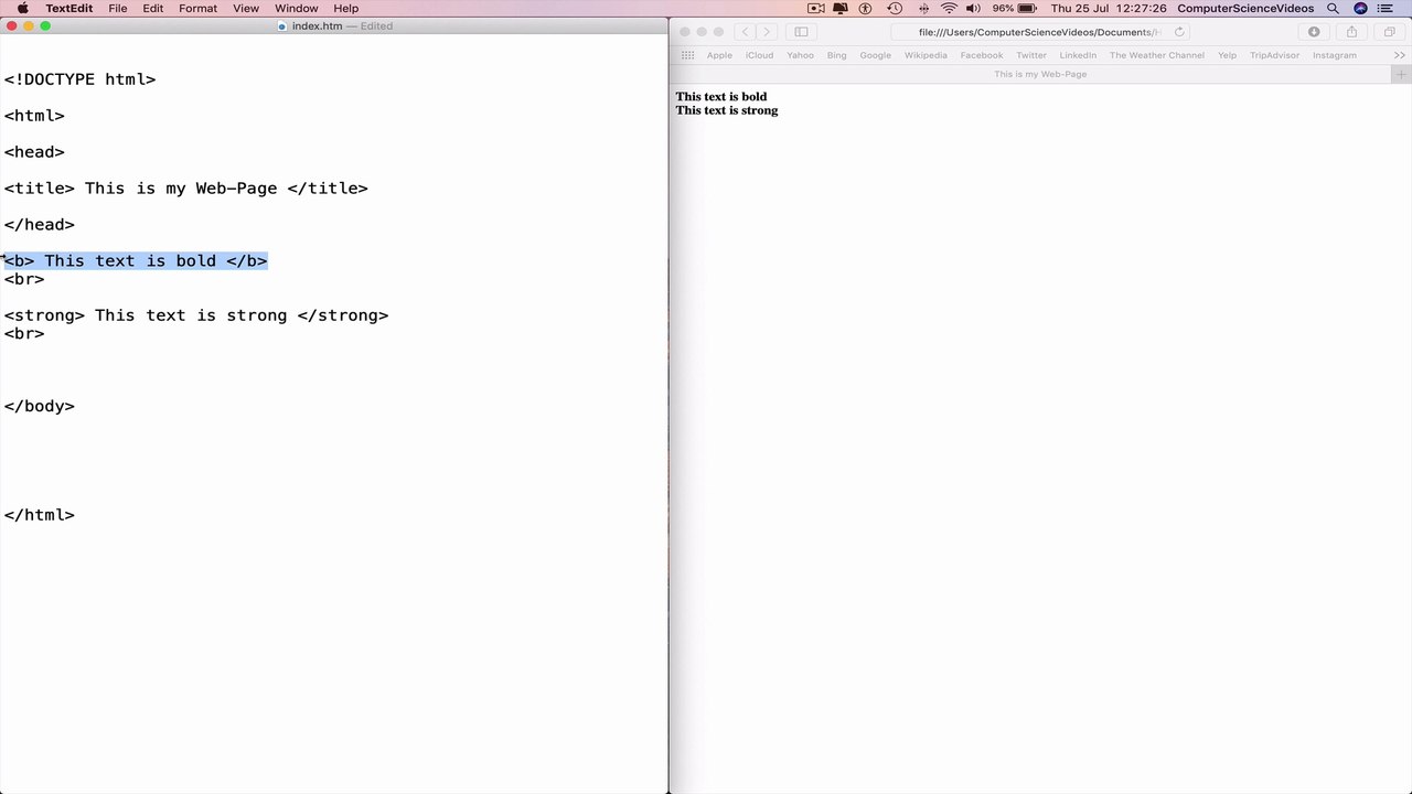 Programming In HTML5 - Tutorial 15 | HTML Text Formatting - video ...