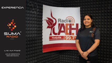 Alia Fayad- Auxiliar administrativo Radio UAEH Huejutla