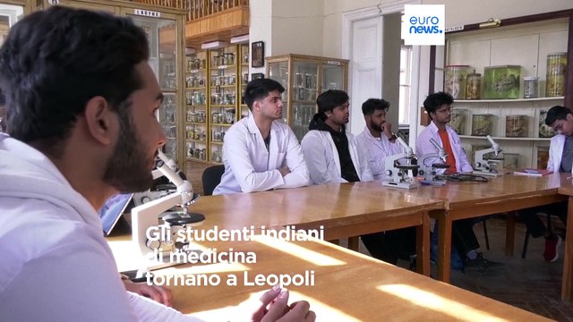 Leopoli, tornano gli studenti stranieri di Medicina, segno di speranza per il paese