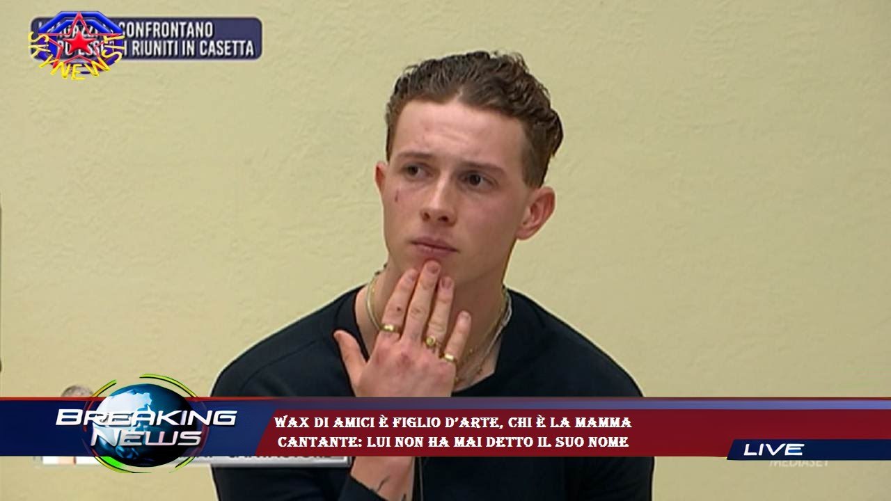 Wax di Amici è figlio d’arte, chi è la mamma  cantante: lui non ha mai detto il suo nome