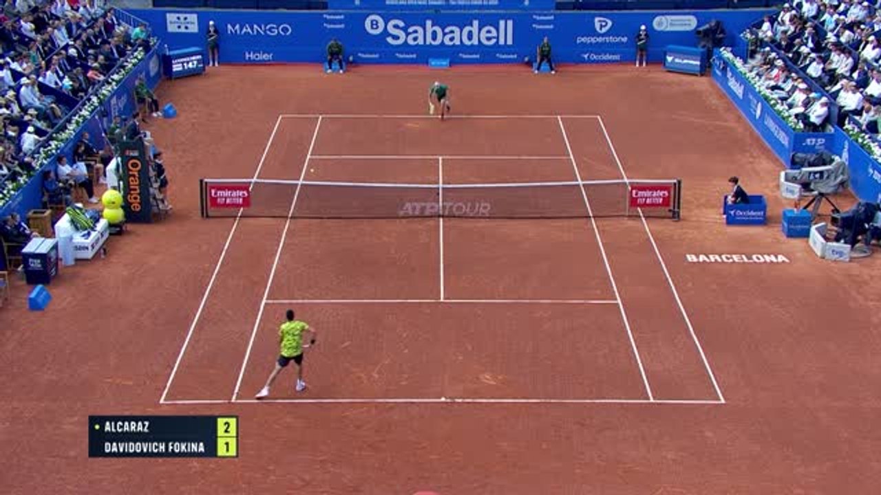 Highlights: alcaraz im barcelona-halbfinale