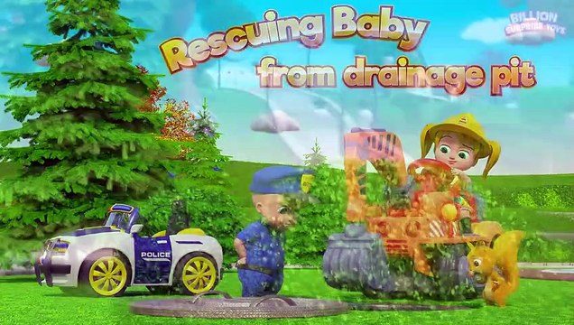 Baby is on Trouble! Rescue Team Saves Baby _ Fun Playtime Story For Kids