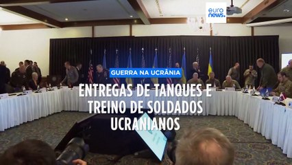 Mais tanques e formação para as tropas ucranianas